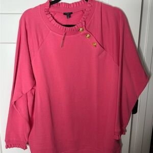 Talbots Pink Long Sleeve Sweatshirt